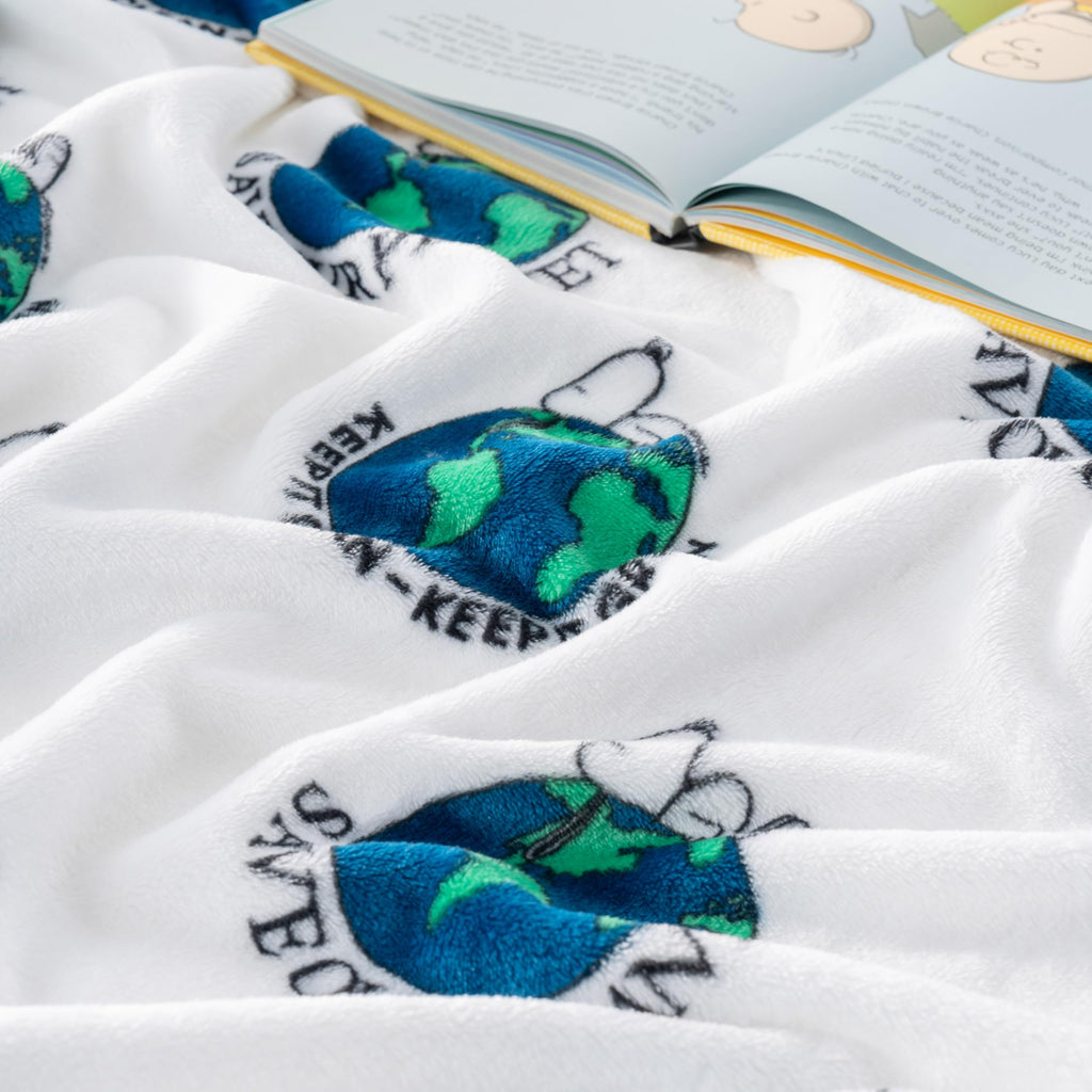 Berkshire Blanket VelvetLoft® Luxury Soft Polyester Throw Blanket, Don’t Let The Pigeon Drive The Bus, 50 x 70in(Official Mo Willems® Product)