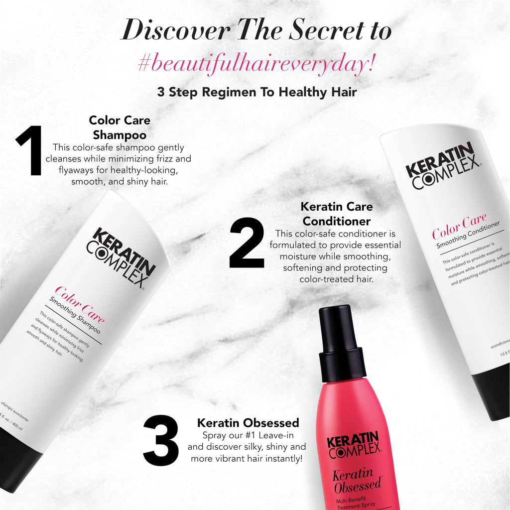 Keratin Complex Retail Kit with Shampoo, Conditioner, and Keratin Obsessed 5oz