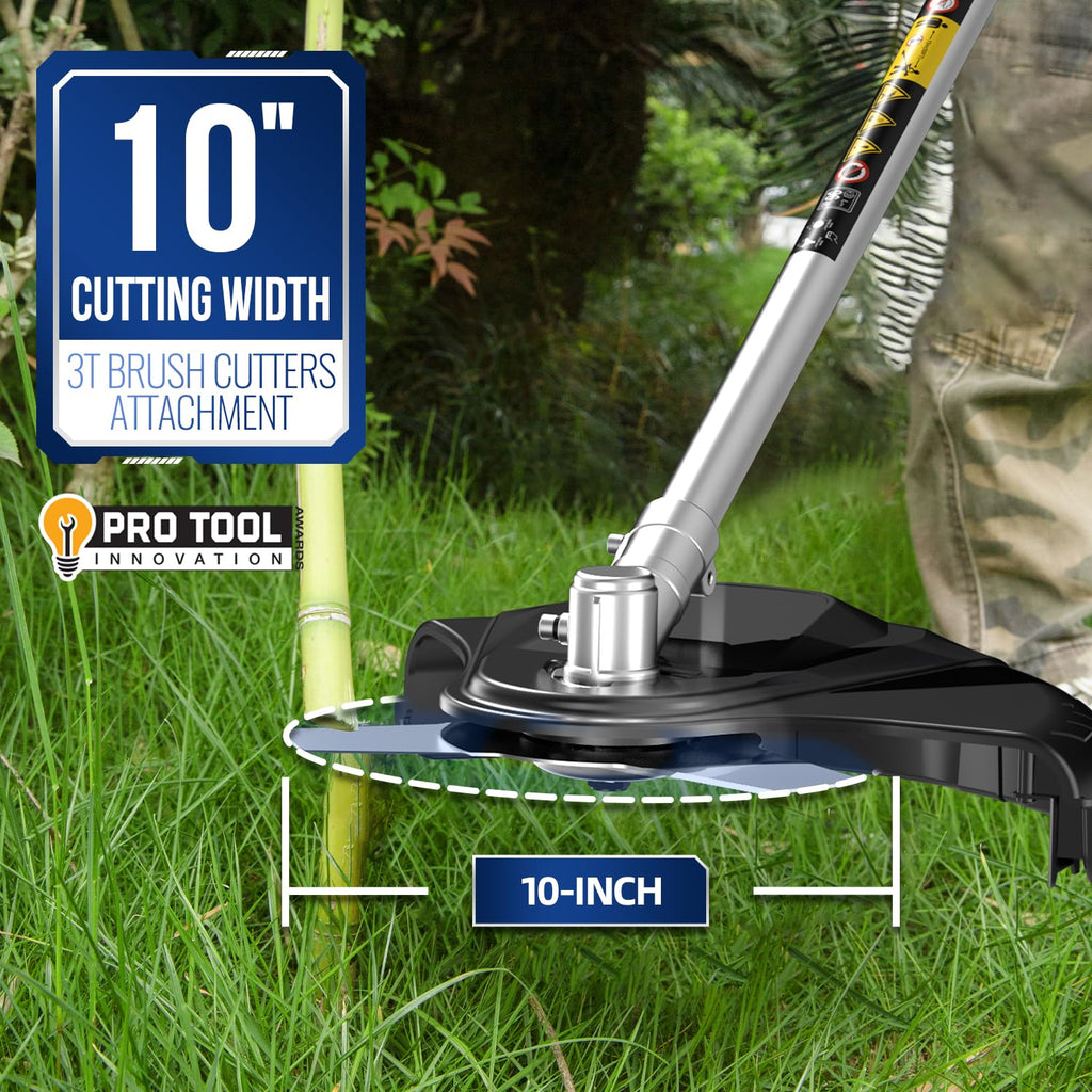 Wild Badger Power 20V Weed Wacker, Leaf Blower, Wheeled Edger Kit Electric with 2 * 2Ah Battery & Charger, String Trimmer, Lightweight, Adjustable Telescopic Shaft, Fast-Charging