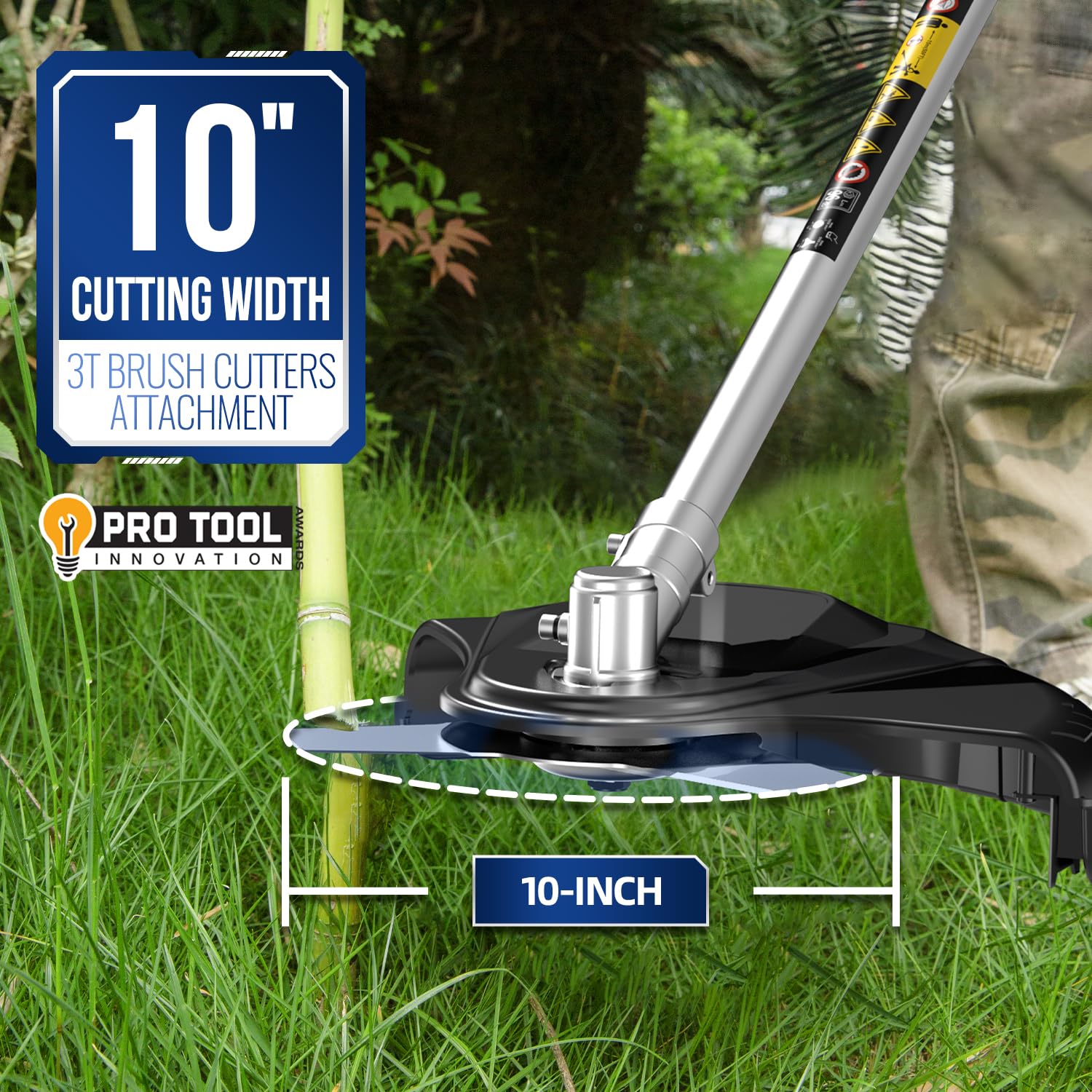 Wild Badger Power 20V Weed Wacker, Leaf Blower, Wheeled Edger Kit Electric with 2 * 2Ah Battery & Charger, String Trimmer, Lightweight, Adjustable Telescopic Shaft, Fast-Charging
