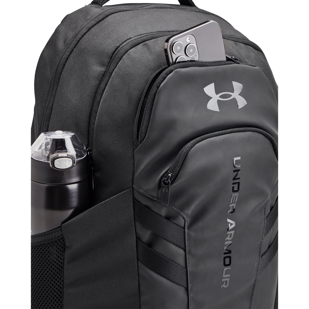 Under Armour Unisex, Hustle 6.0 Pro Backpack (001) Black/Black/Black One Size Fits Most