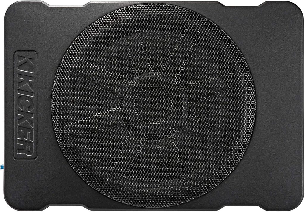 KICKER 46HS10 Hideaway Compact Powered Subwoofer, 10-Inch
