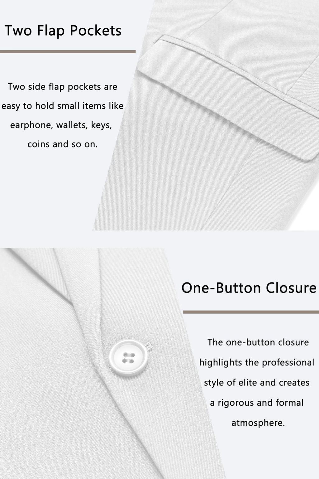 COOFANDY Men's Casual Blazer One Button Sport Coat Slim Fit Lightweight Suit Blazer Jacket