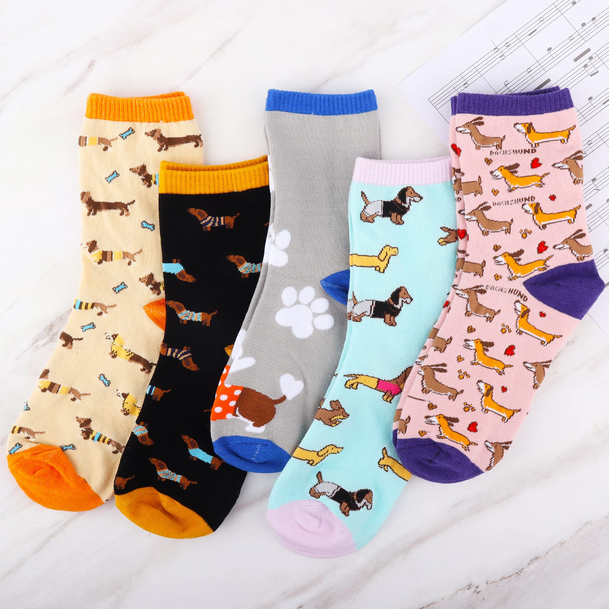 Jeasona Women's Cute Socks Funny Christmas Birthday Gifts for Women Mom Teenage Girls