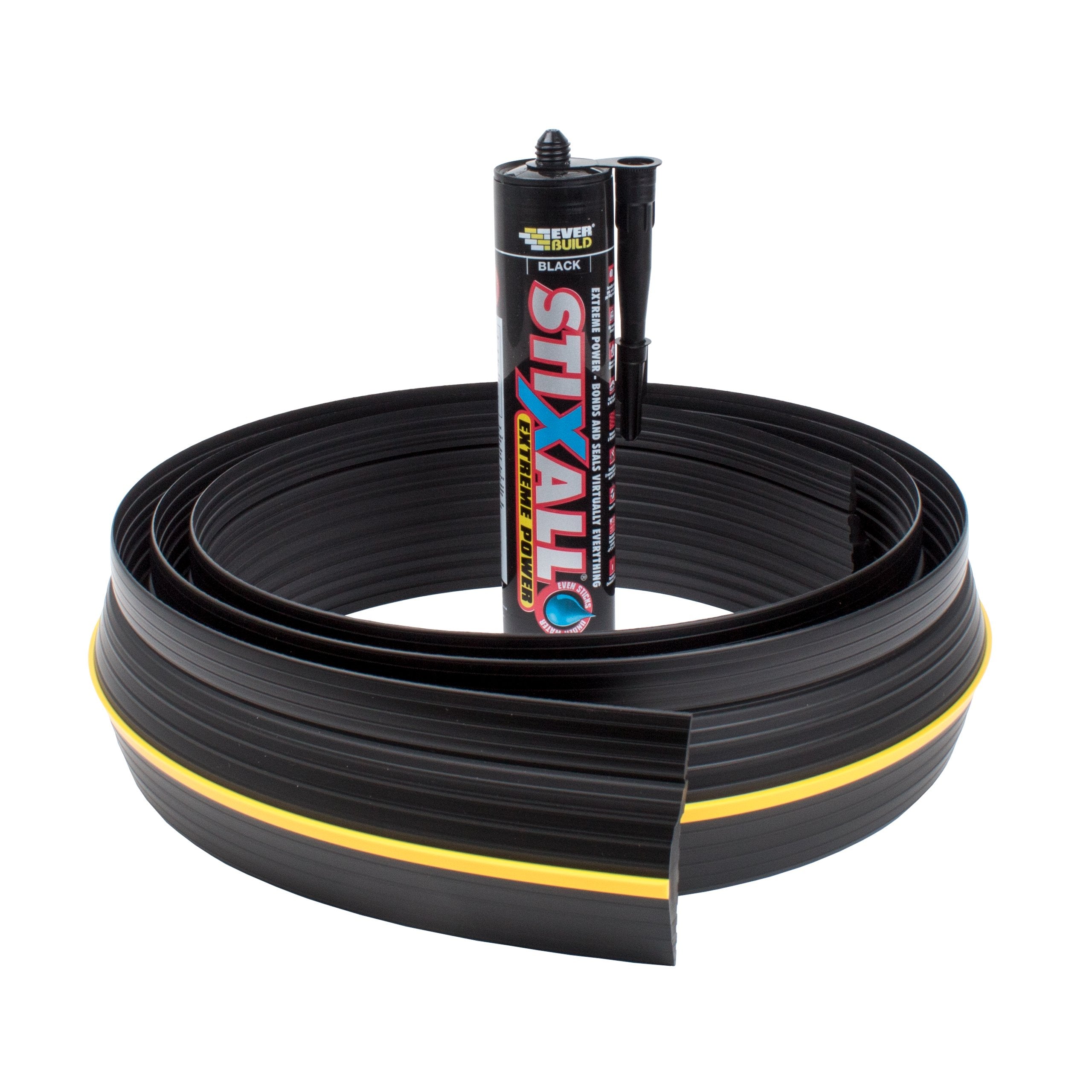 8'5"/2.6m Weather Defender® Original | Ultimate Garage Door Threshold Seal Kit with Adhesive & Garage Door Bottom Weather Stripping
