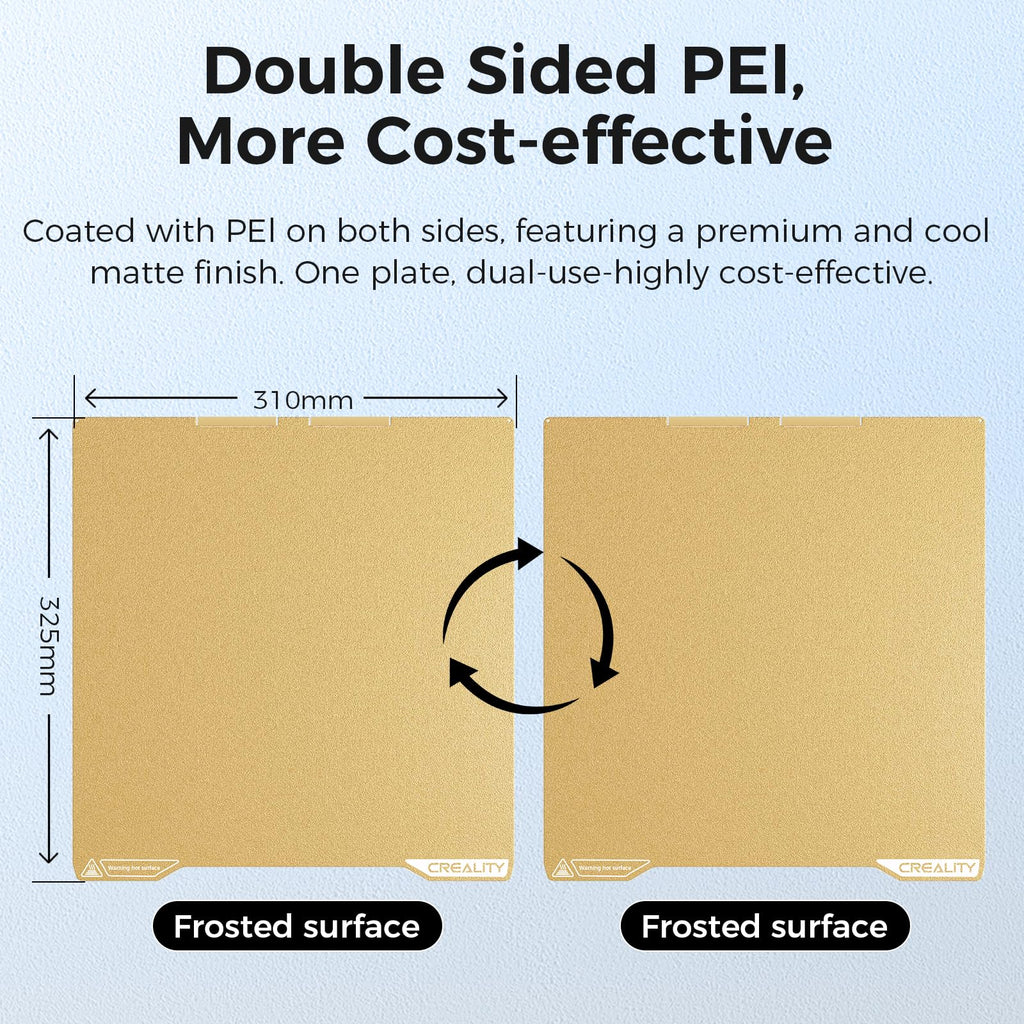 Creality Ender 3 V4 Build Plate, Original PEI Printing Plate Kit 225*250mm, Flexible Spring Steel Magnetic Platform Plate, Easy Print Removal, Heat Resistant For Creality Ender 3 V4 Combo 3D Printer