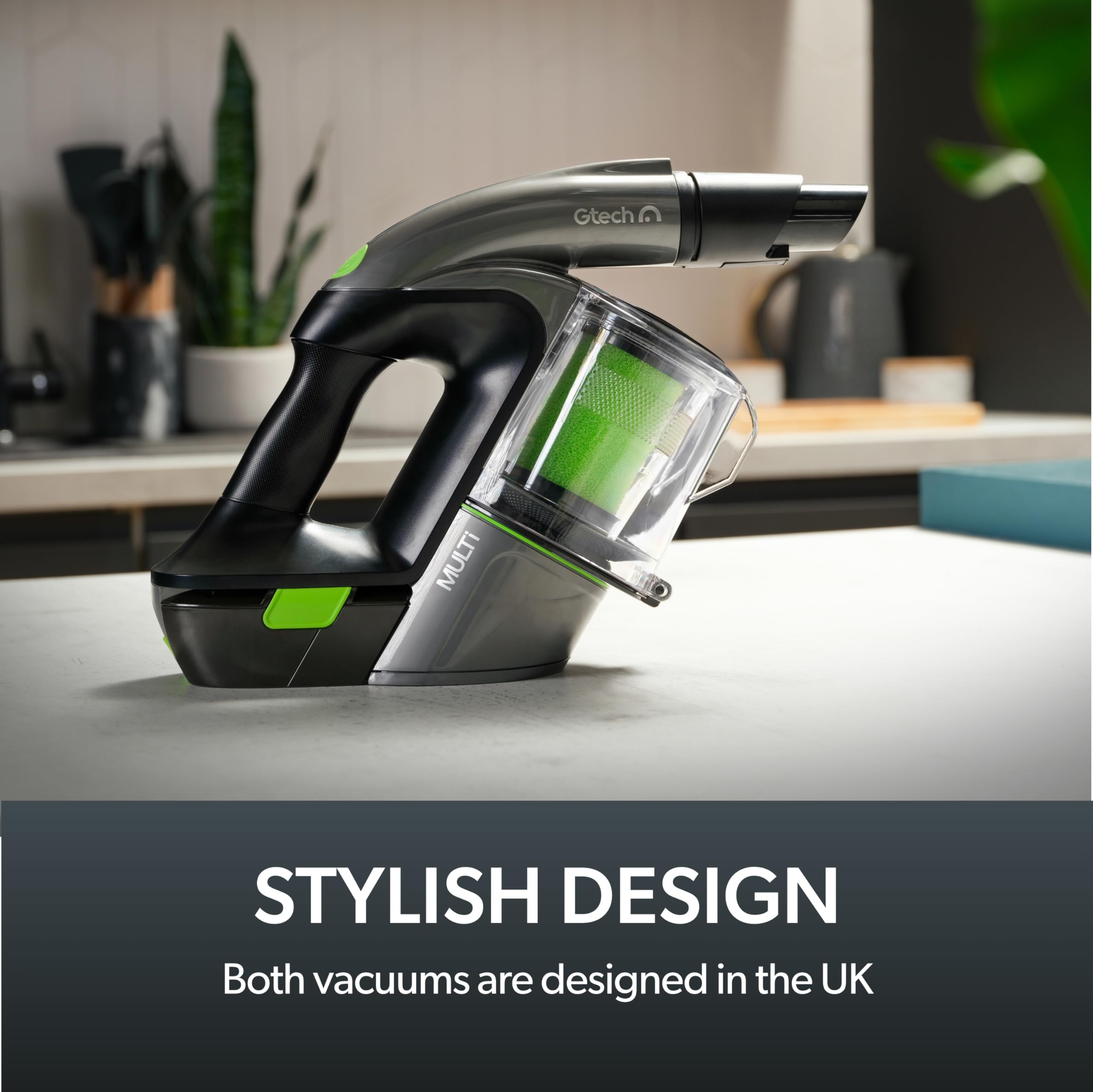 Gtech System Platinum Bundle Vacuum Cleaner Bundle - Includes the AirRam Platinum Upright and the Multi Platinum Handheld - Rechargeable 22V Lithium Ion Battery - Anti-Hair Wrap