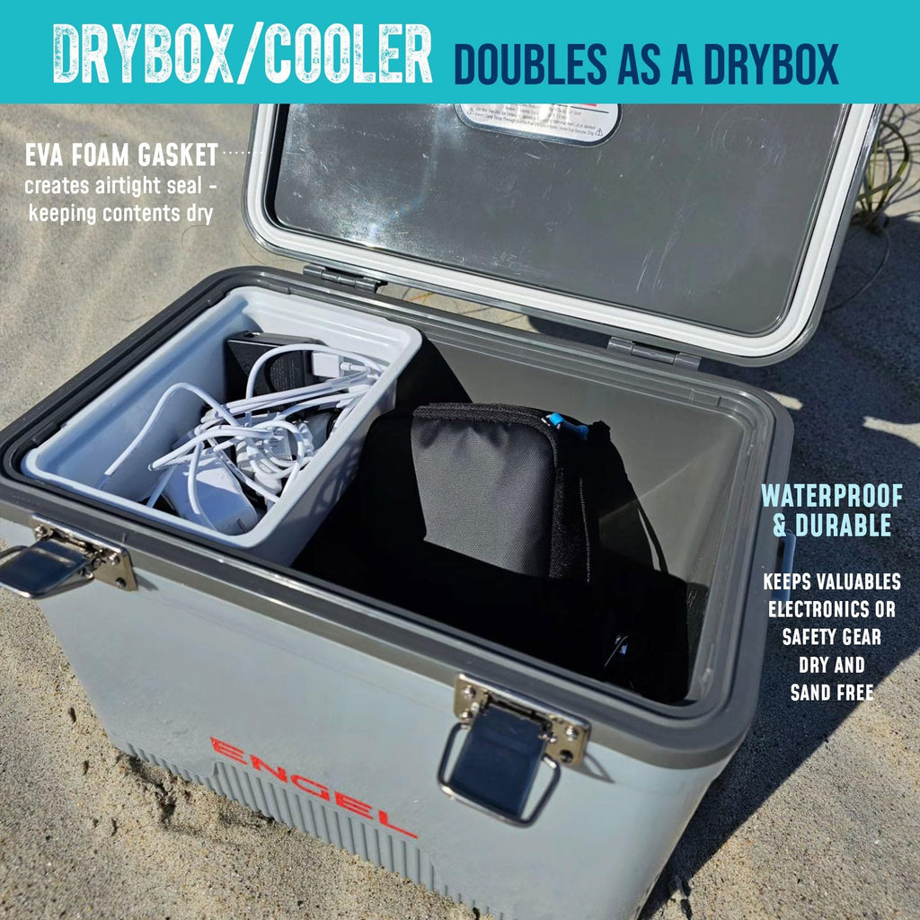 Engel UC30 30qt Leak-Proof, Air Tight, Drybox Cooler and Hard Shell Lunchbox