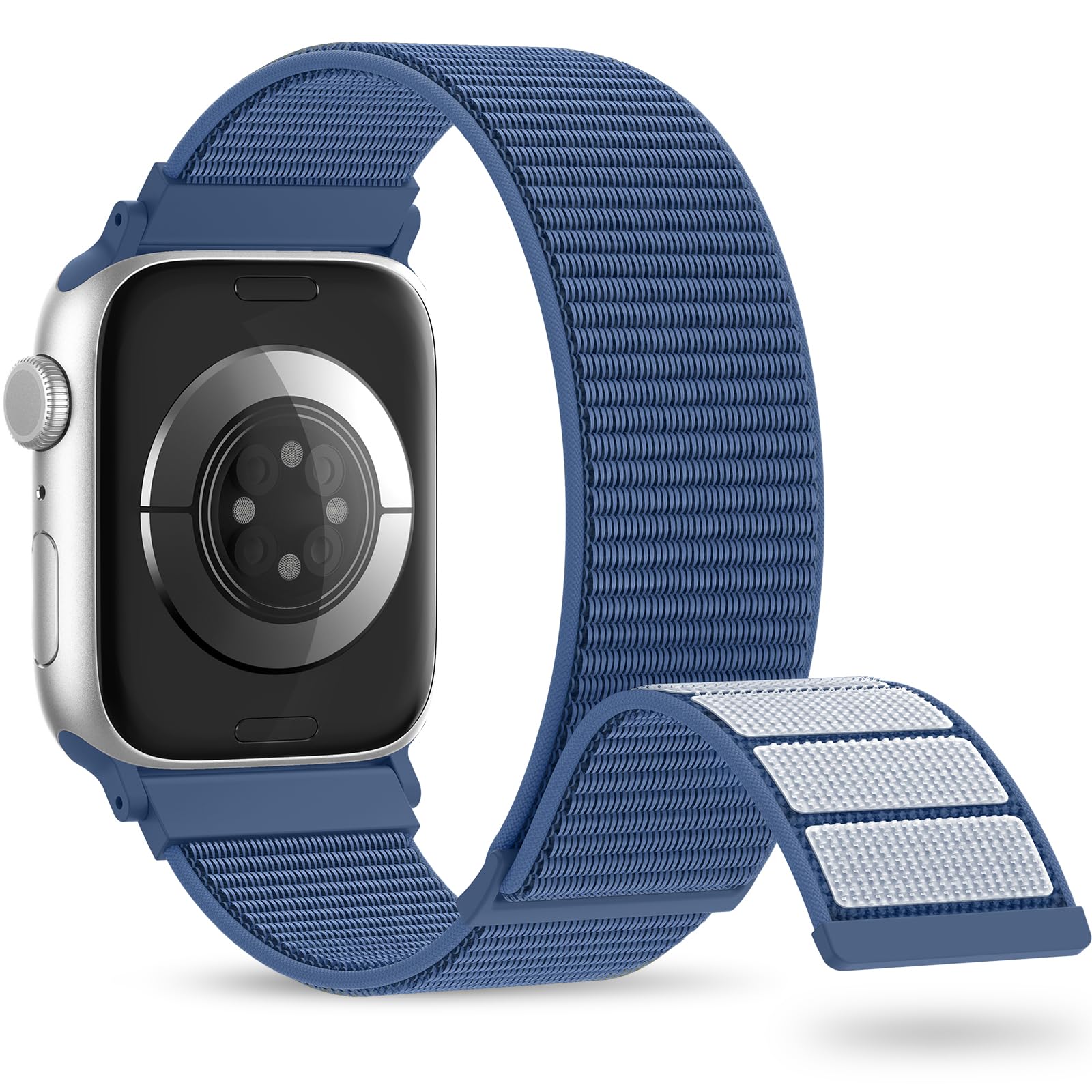 Nylon Sport Band Compatible with Apple Watch Band 38mm 40mm 41mm 42mm 44mm 45mm 46mm 49mm, Adjustable Breathable Women Men Braided Strap Loop for iWatch Series 11/10/9/8/7/6/5/SE Ultra 3/2/1