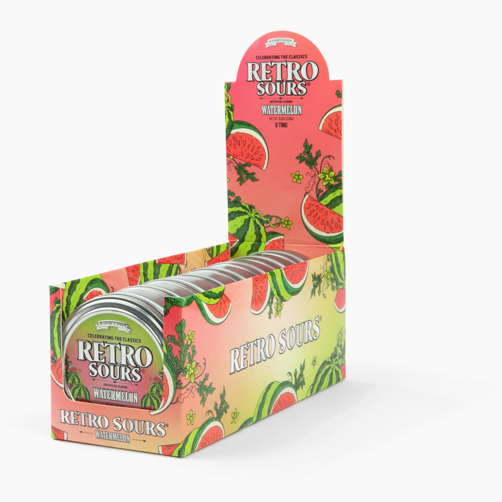 Retro Sours | Hard Tangy Candy | Brought To You By Iconic Candy (1, Red Apple)