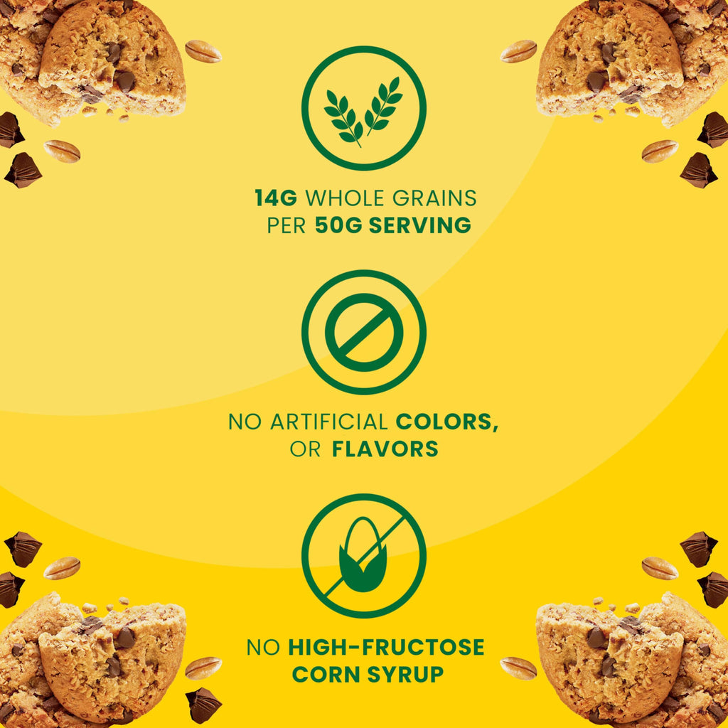 belVita Soft Baked Breakfast Bars, Oats & Chocolate, 6 Boxes of 5 Packs (1 Biscuit Per Pack)
