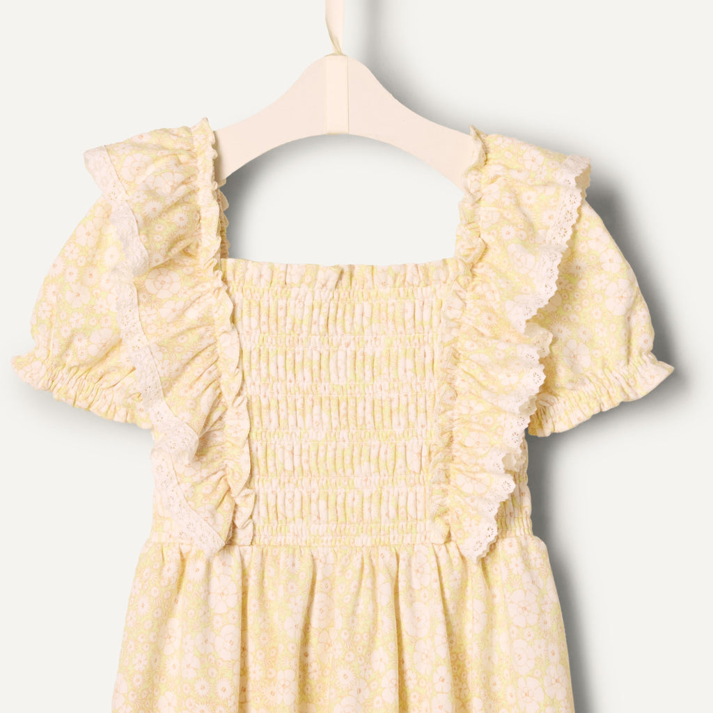 Amazon Essentials x Sofia Grainge Toddler and Baby Girls' Embroidered Knit Dress