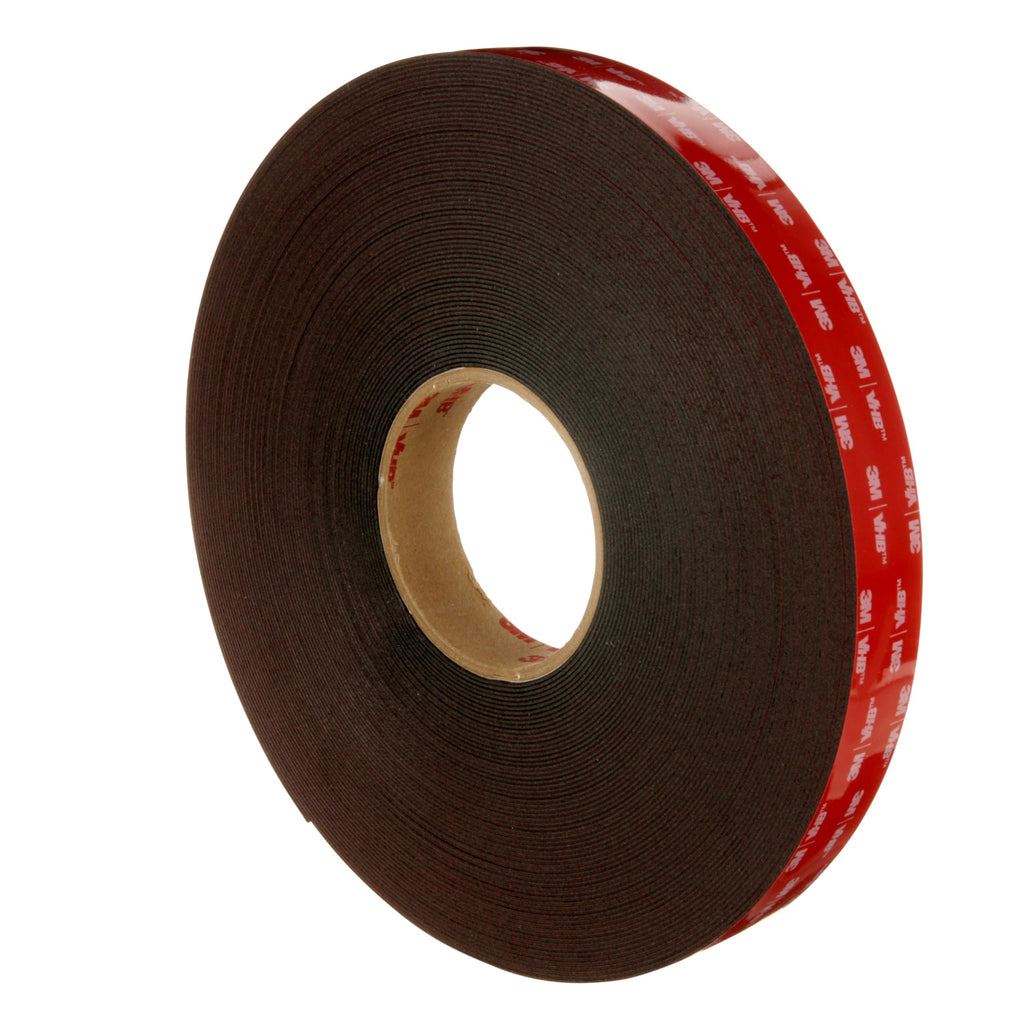 3M VHB Tape 5952 Double-Sided Acrylic Foam Tape - Heavy Duty, Industrial Mounting Tape - 1 inch Width x 36 Yards Length, 45 mil Thick - Black
