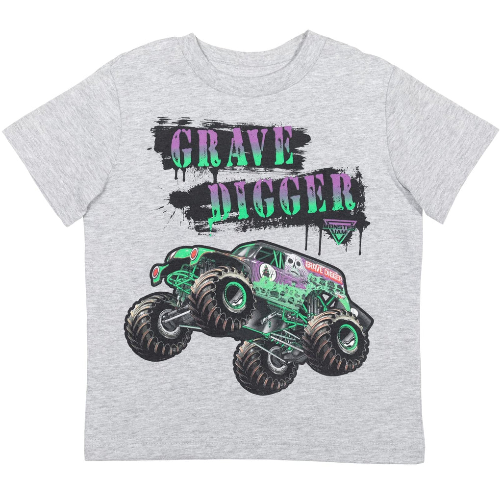 Monster Jam El Toro Loco Zombie Maximum Destruction 4 Pack Graphic T-Shirts Toddler to Big Kid