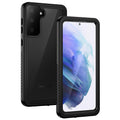 Lanhiem for Samsung Galaxy S21 Case, IP68 Waterproof Dustproof Case with Built-in Screen Protector, Rugged Full Body Shockproof Protective Phone Cover for Galaxy S21 5G 6.2 Inch, Black