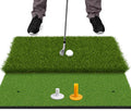 SAPLIZE Foldable Heavy-Duty Golf Hitting Mat with 10mm EVA Backing for Indoor/Outdoor Swing & Chipping, Golf Accessories & Gift for Men & Women