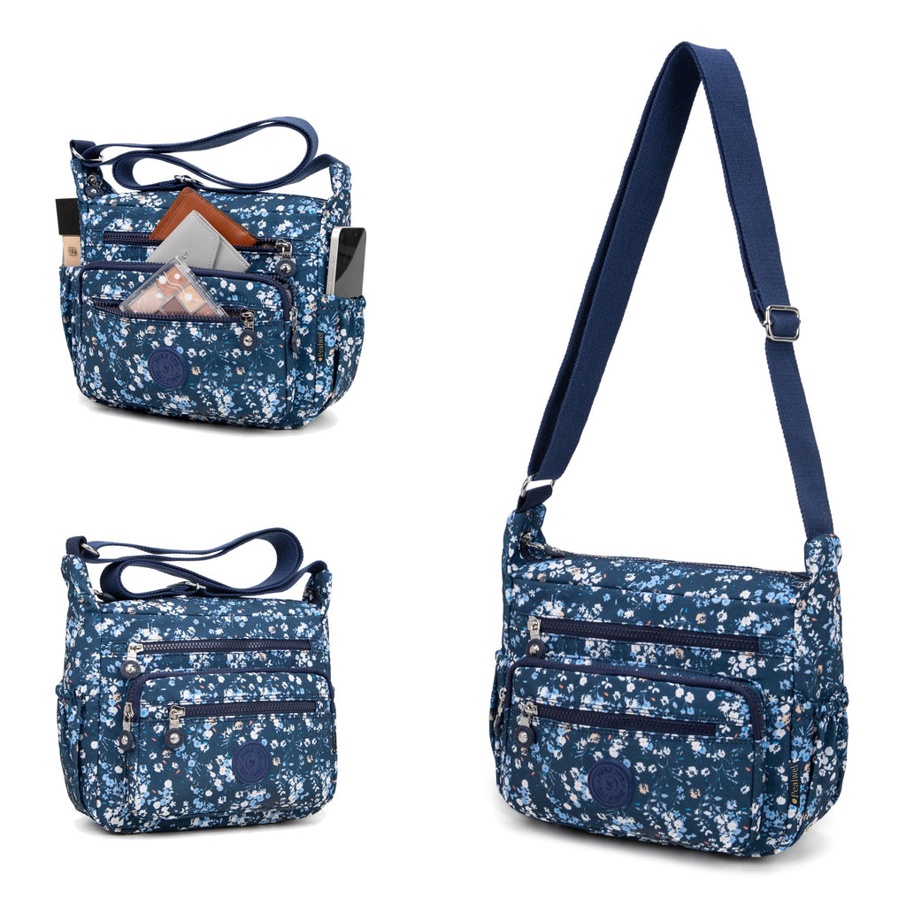 Pealwel Women Shoulder Handbag Roomy Multiple Pockets Bag Ladies Crossbody Purse Tote Top Handle Satchel