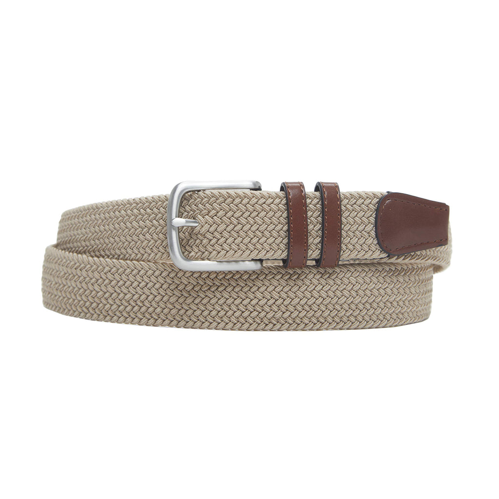 Amazon Essentials Men's Stretch Woven Braid Belt for Jeans