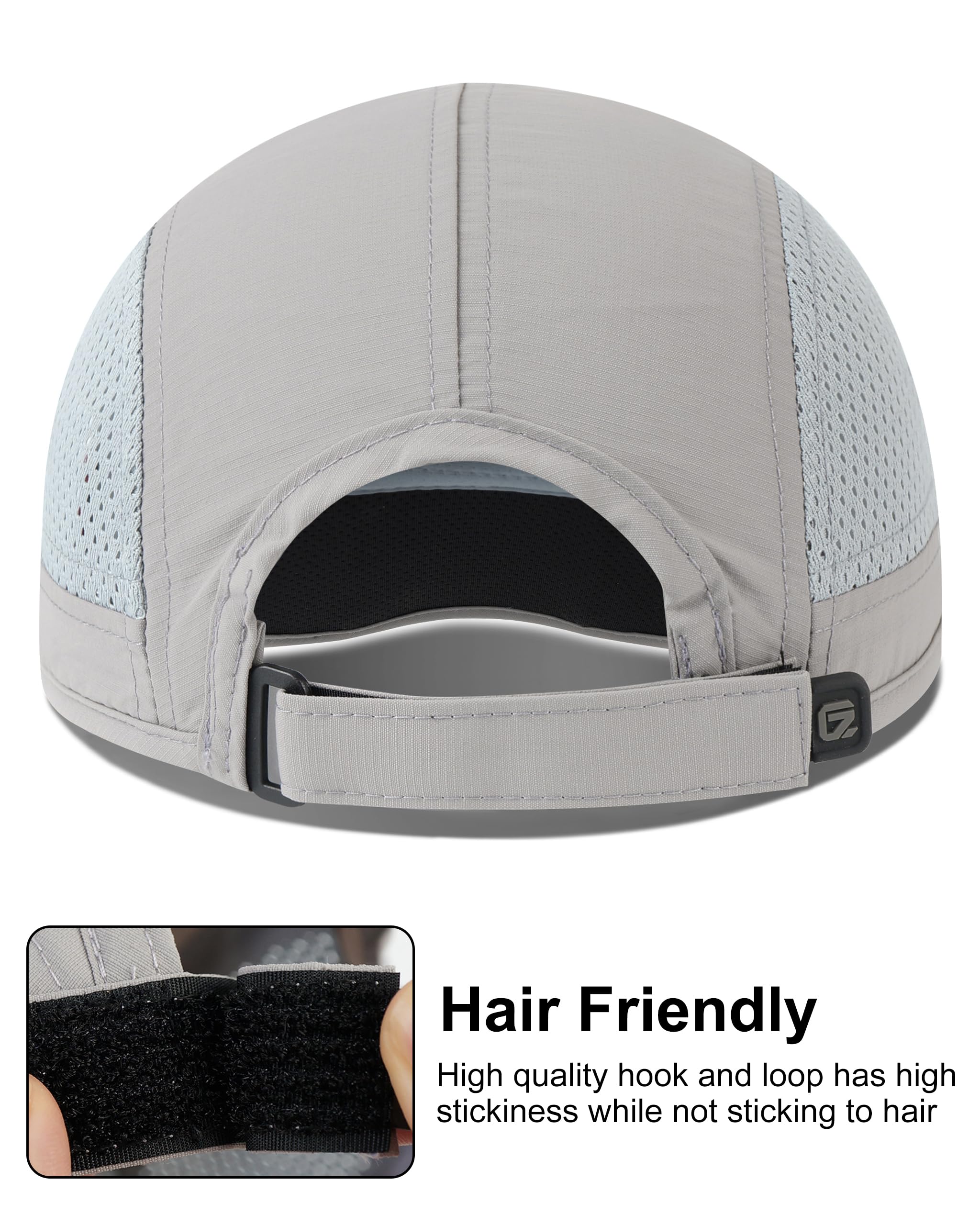 GADIEMKENSD Mens Folding Outdoor Hat Long Brim UPF 50+ Sun Protection