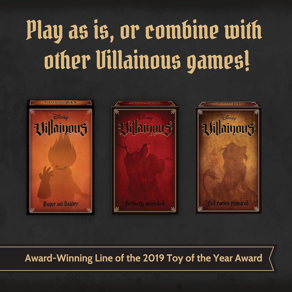 Ravensburger Disney Villainous Strategy Board Game for Age 10 and Up - 2019 Toty Game of The Year Award Winner
