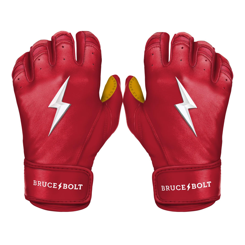 BRUCE BOLT Original Series Short Cuff Batting Gloves - Classic Edition - Adult & Youth Sizes