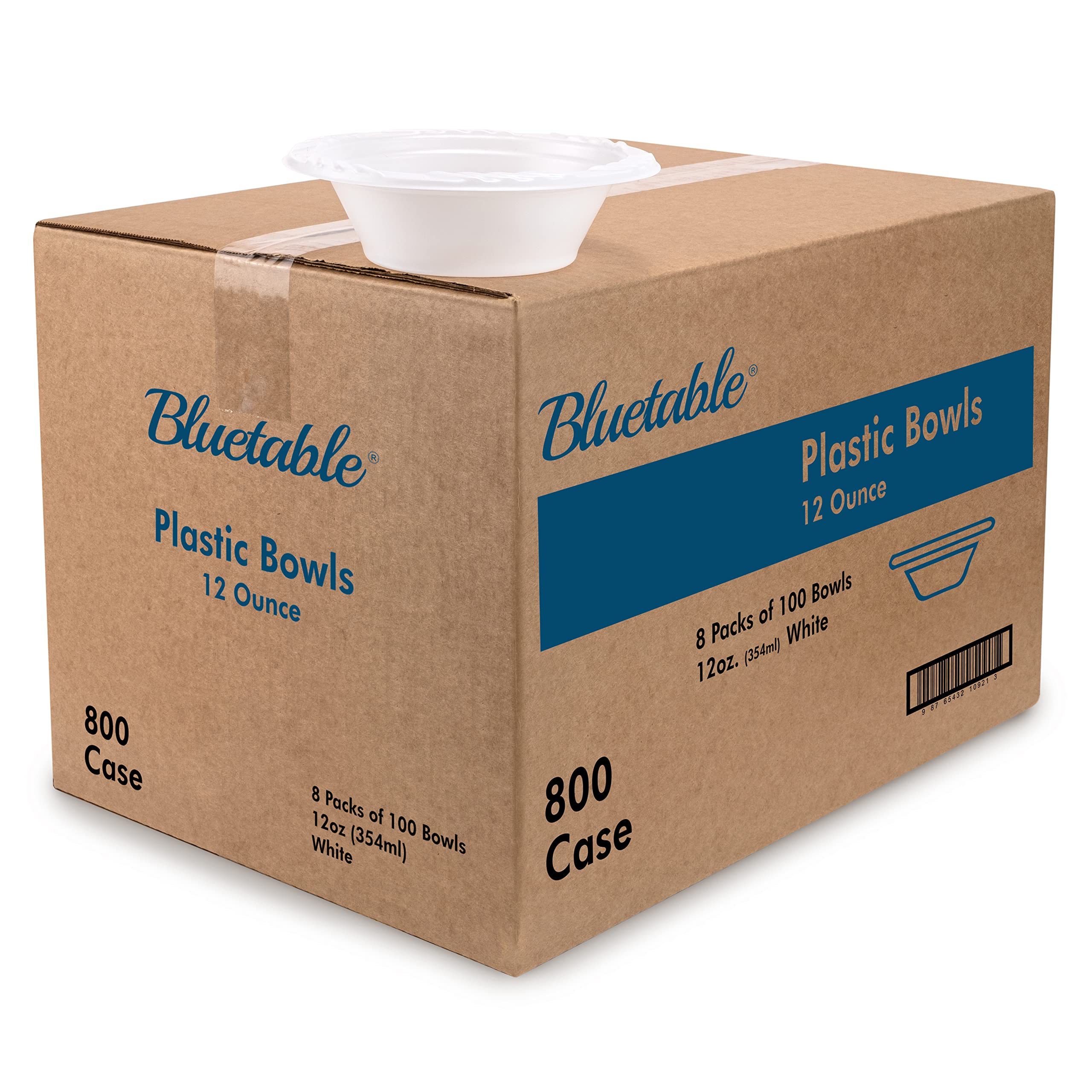 Bluetable 5 oz Bowls Plastic Small Bulk Case Pack (800 Count) Disposable Bowl White – for Party Dessert Mini Bowls Soup & Horderves Great for Paint Project Small Bulk [800 Pack/Case]