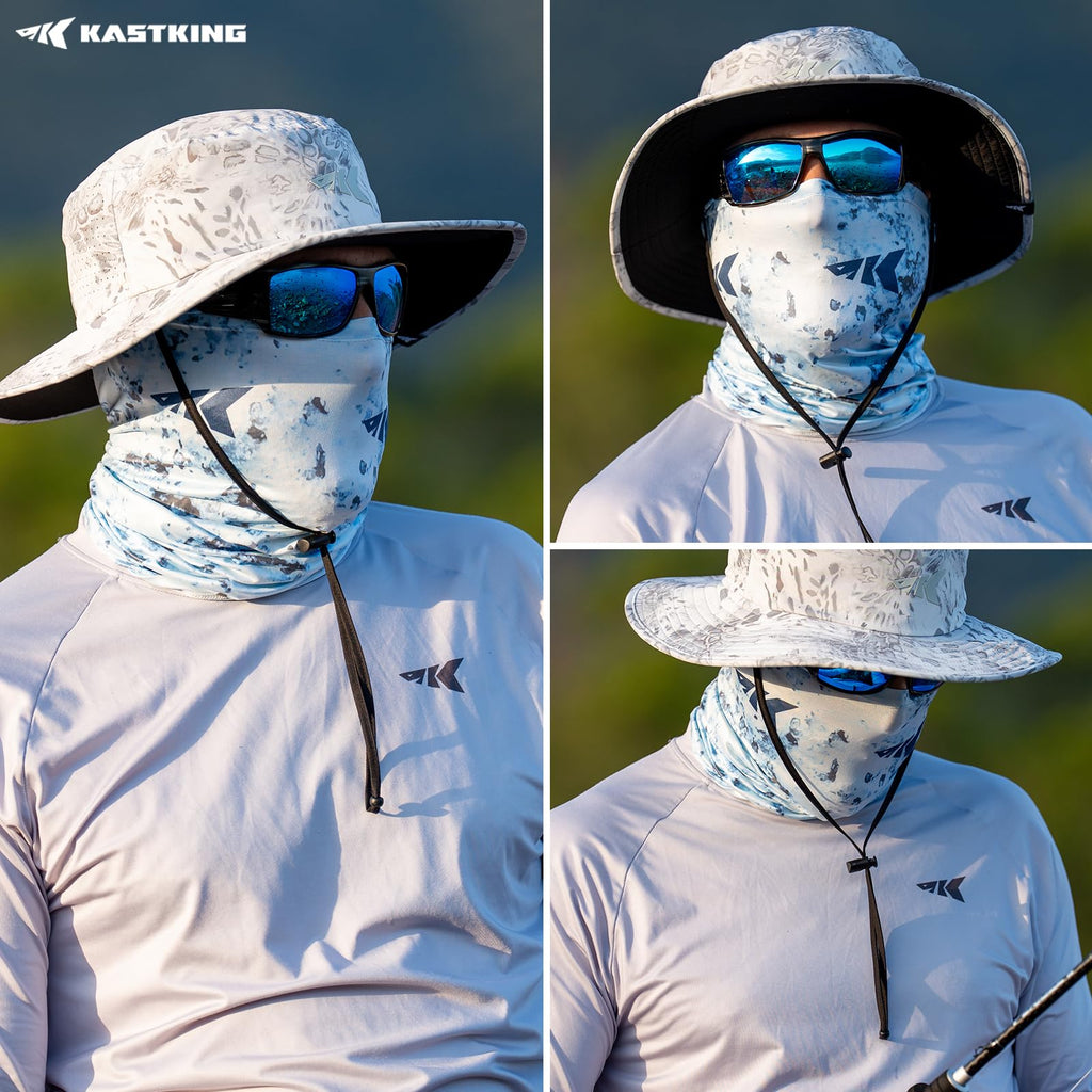 KastKing Sol Armis Neck Gaiter - UPF 50 Face Mask - UV Sun Protection Mask for Men & Women, Fishing, Hiking