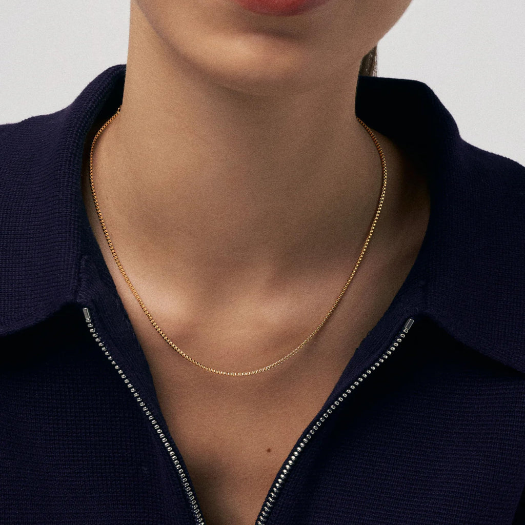 Hey Harper Gold Necklace For Women Trendy Necklace - 14K Golden PVD Coating Waterproof & Sweatproof Non Tarnish Jewelry Chain Necklaces