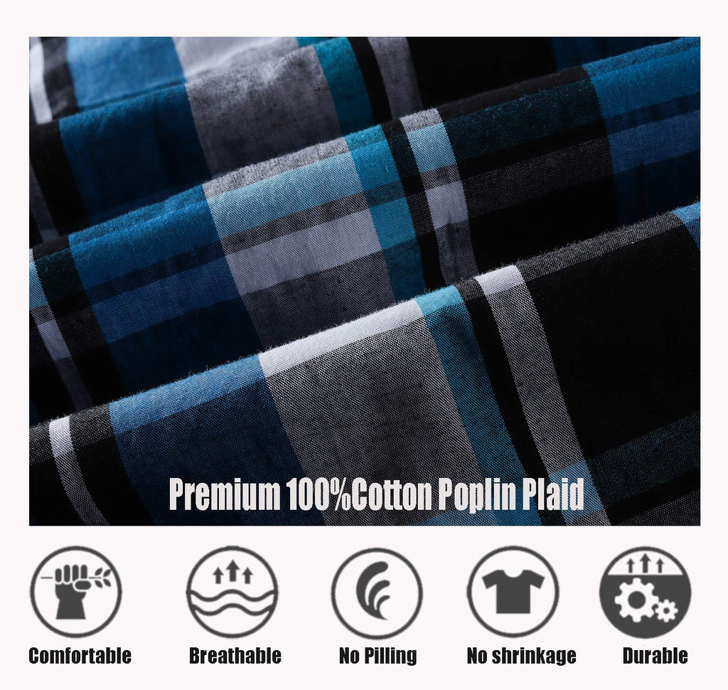 Men's Western Snap Casual Shirt Two Pocket Short Sleeve Shirt