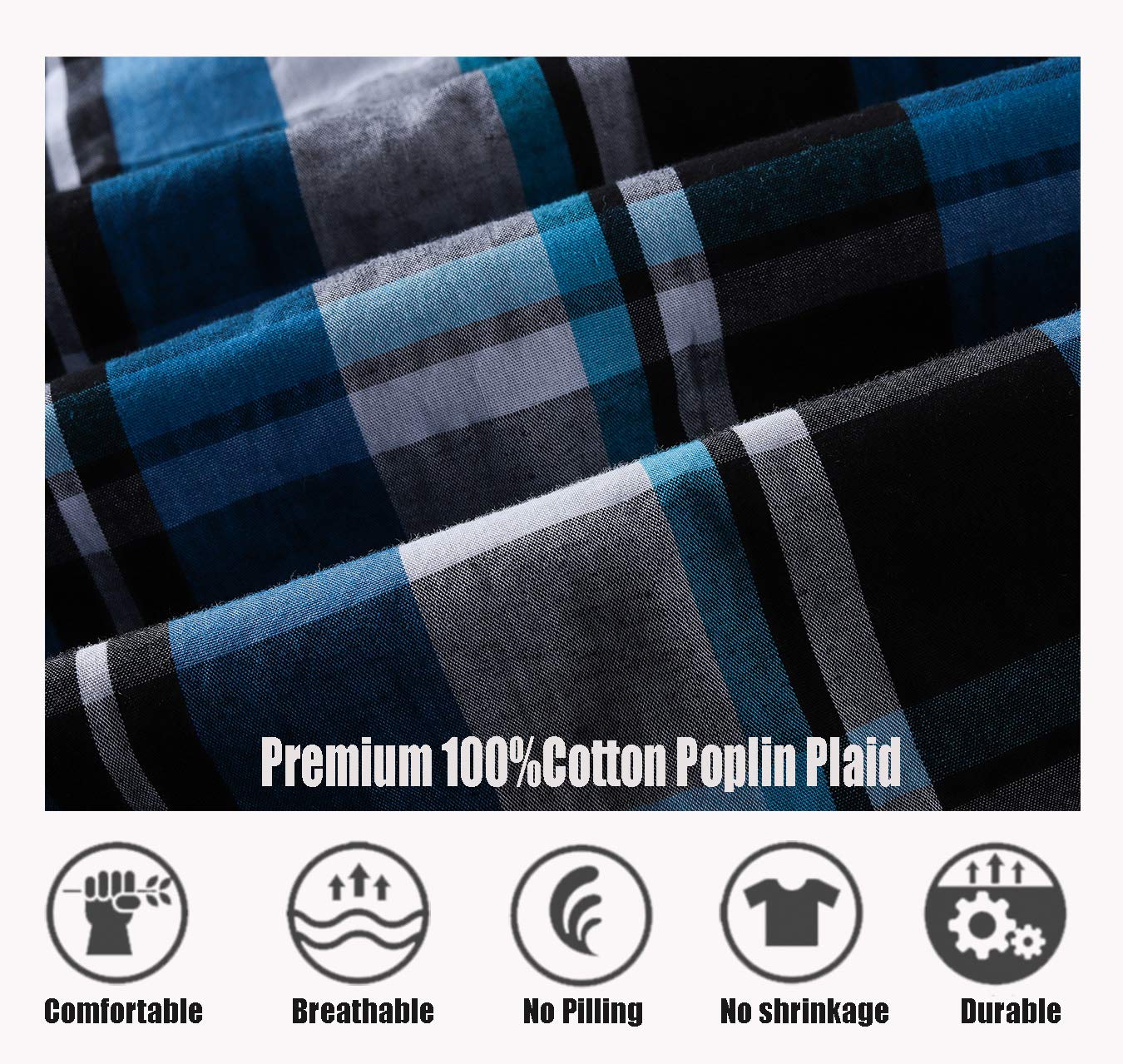 Men's Western Snap Casual Shirt Two Pocket Short Sleeve Shirt