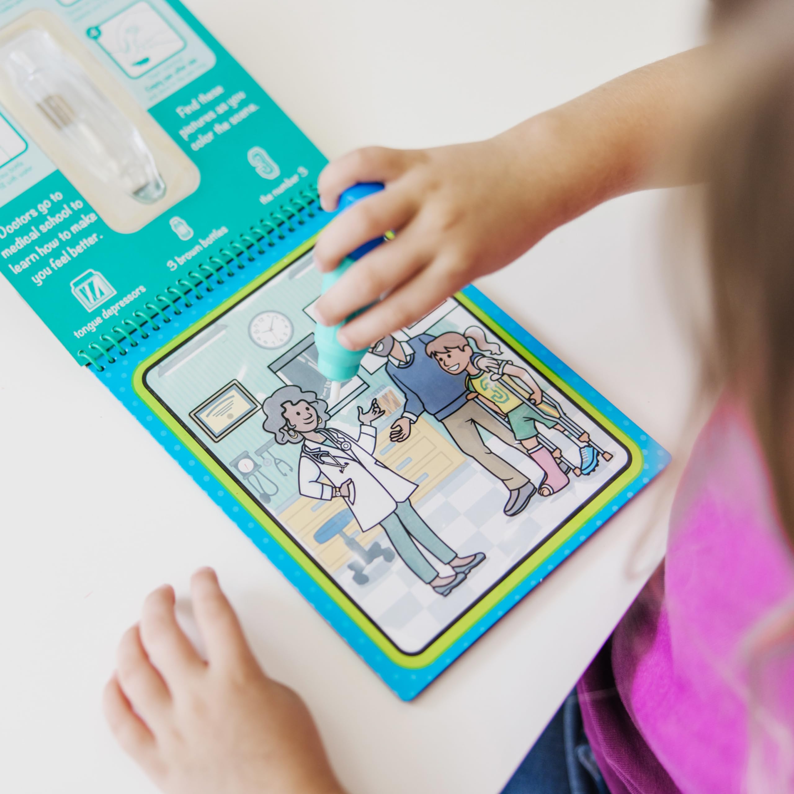 Melissa & Doug On The Go Water Wow! Reusable Water-Reveal Activity Pad – Adventure