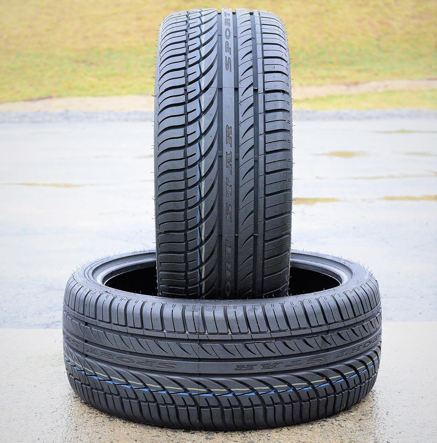 Set of 2 (TWO) Fullway HP108 All-Season Passenger Car High Performance Radial Tires-245/35R20 245/35ZR20 245/35/20 245/35-20 95W Load Range XL 4-Ply BSW Black Side Wall UTQG 380AA
