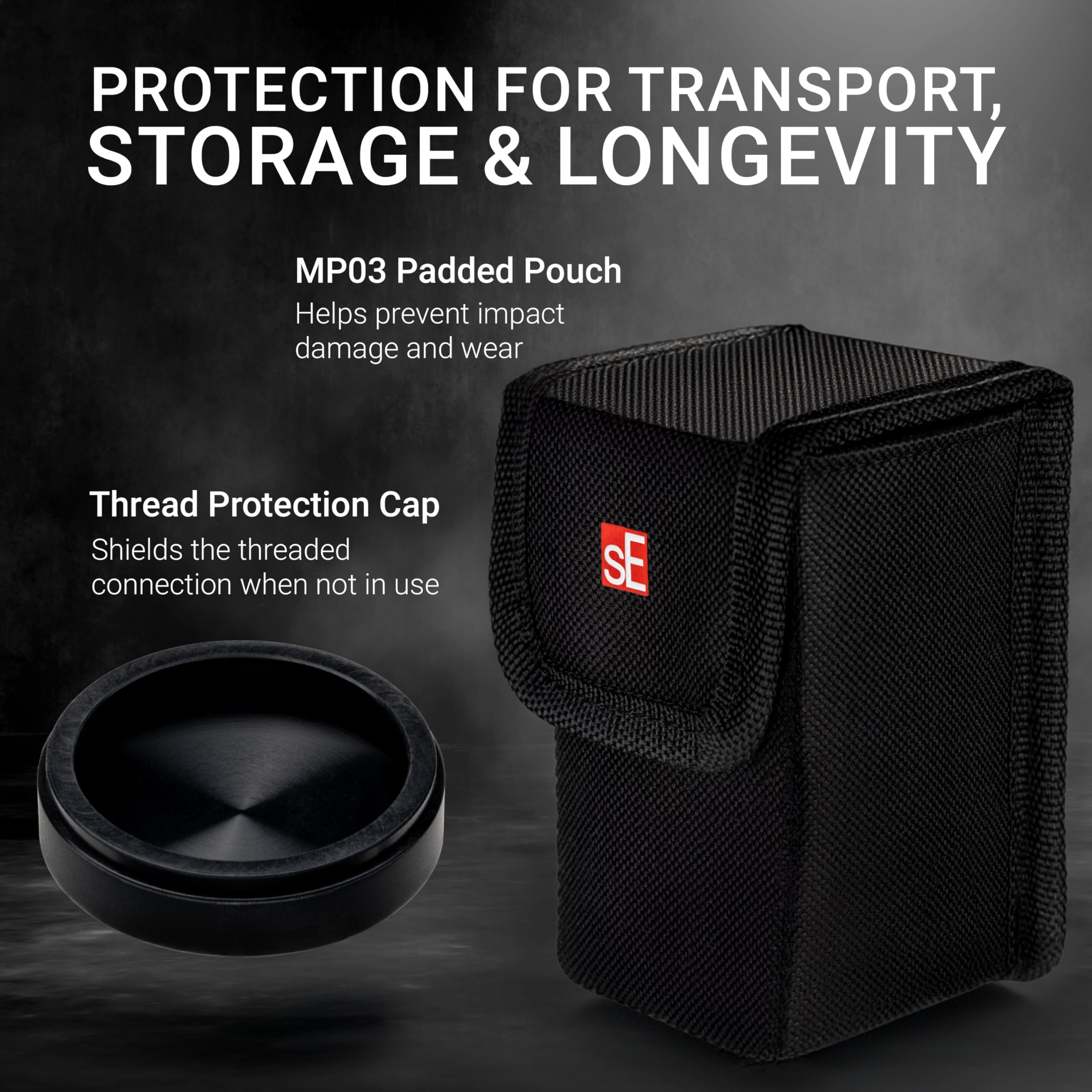 SE ELECTRONICS V7 MC1 Wireless Microphone Capsule - Compatible with Shure Wireless Transmitters - Professional Dynamic Microphone for Singing, Speech & Music Studio Recording (Black)