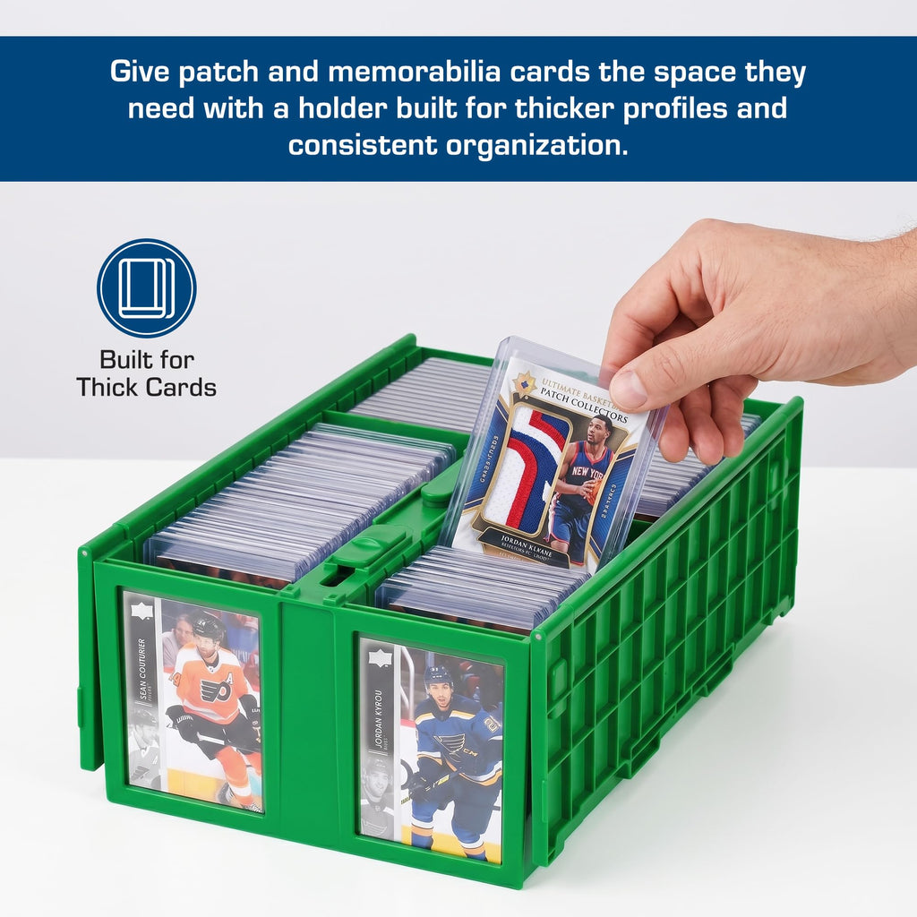 BCW 108 PT. Thick Card Topload Holder - Pack of 1 | Durable Rigid PVC Toploader | Toploaders for Memorabilia, Jersey, Patch, and Relic Cards