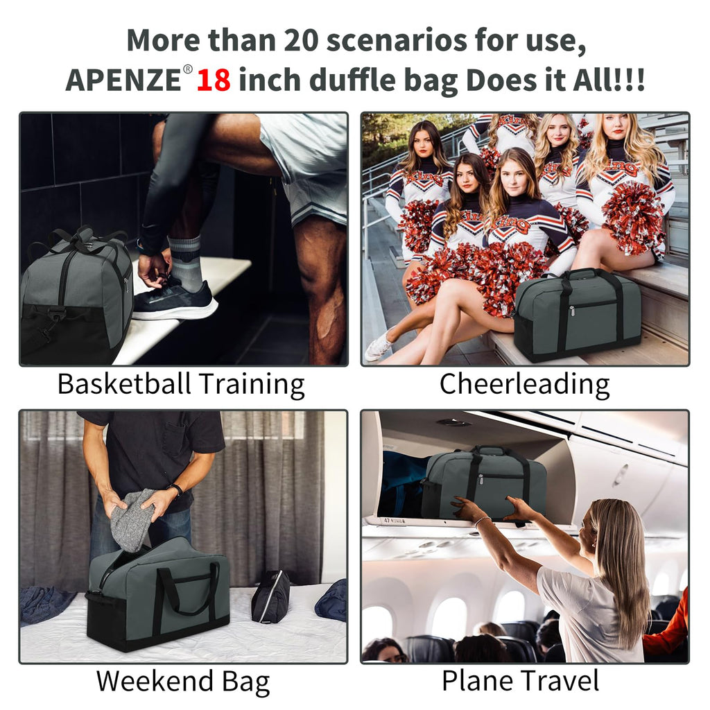 Apenze Small Gym Bag Carry On Bag - 12 in Mini Duffle Bag Lightweight for Overnight Travel(Camouflage)