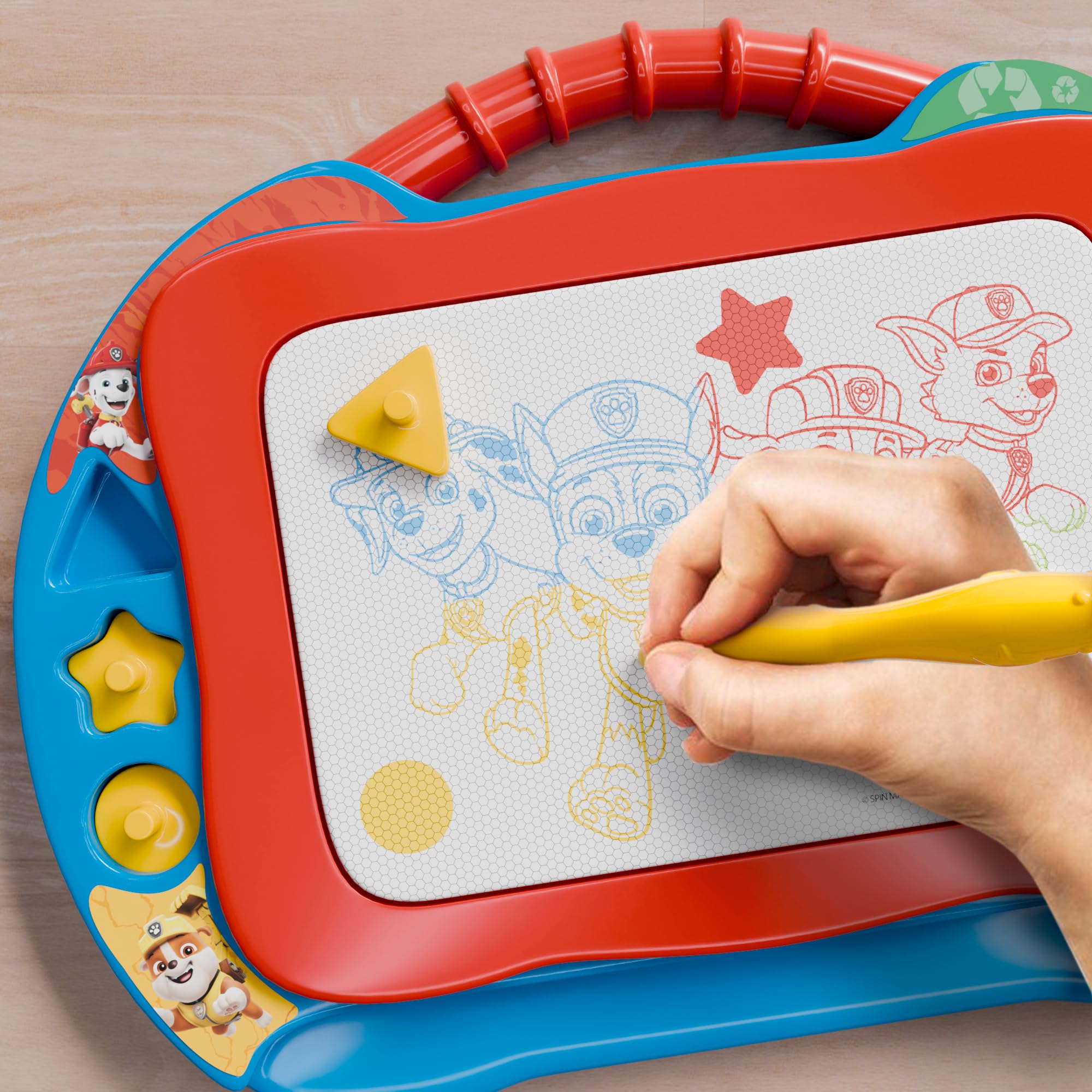 Lollipop Cocomelon Magnetic Drawing Board - Mess-Free Play & Creative Exploration for Toddler Artistic Development with Instant Blank Canvas and Easy Erasing - Educational Learning Toy for Toddlers