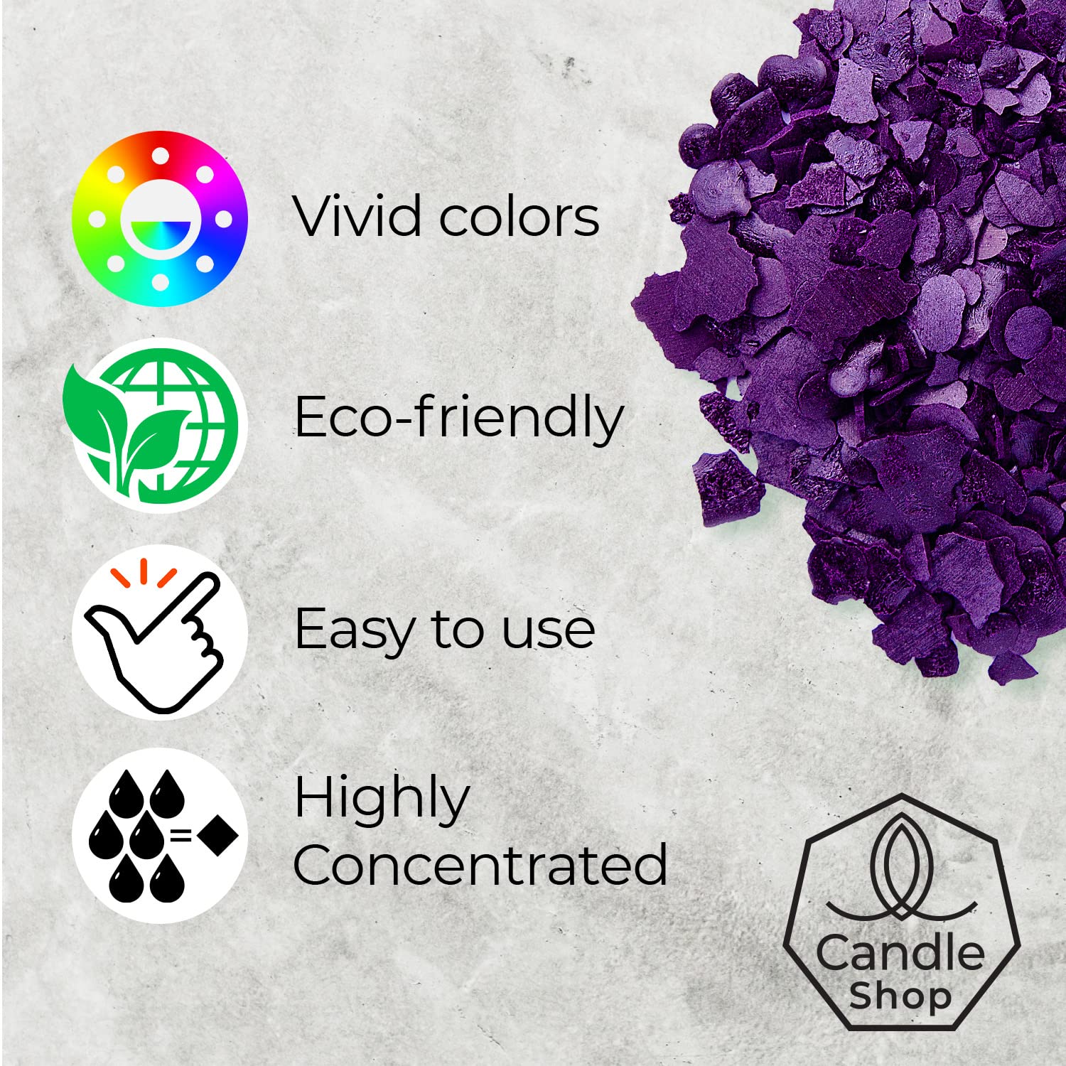 Liquid Candle Wax Dye for Soy Candle Making - 16 Popular Candle Dye Coloring Set - Premium Liquid Candle Wax Coloring - Highly Concentrated Candle Colors