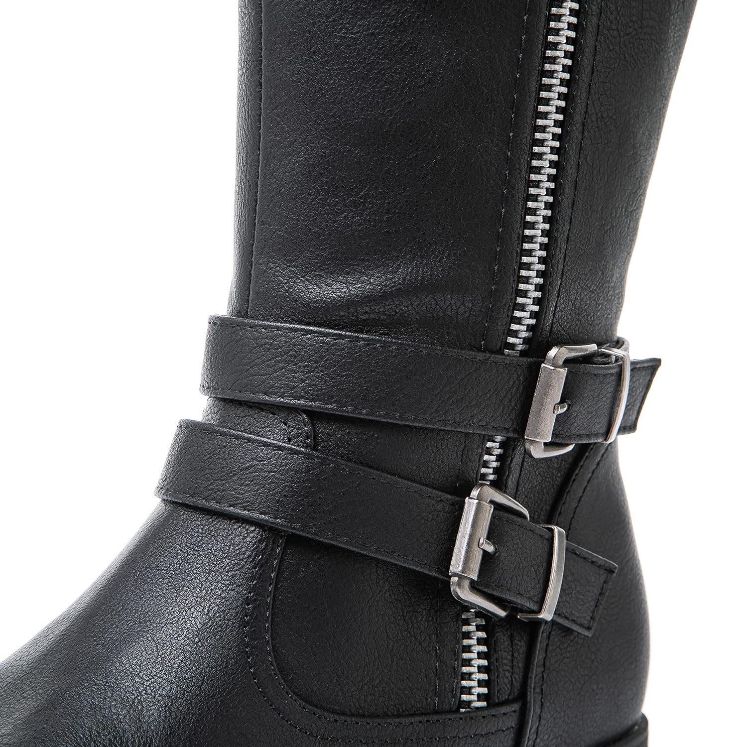 GLOBALWIN Women's Knee High Boots Fashion Comfortable Riding Boots For Women Low Heel