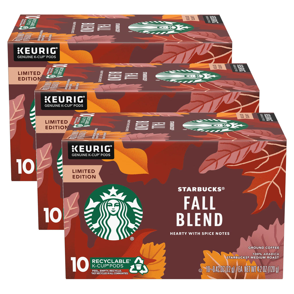 Starbucks Coffee K-Cup Variety Pack, 1 Cinnamon Dolce, 1 Hazelnut, 1 Mocha, 1 Cr�me Brulee, 1 Maple Pecan, 1 Caramel, 10 CT K-Cups, 1 CT