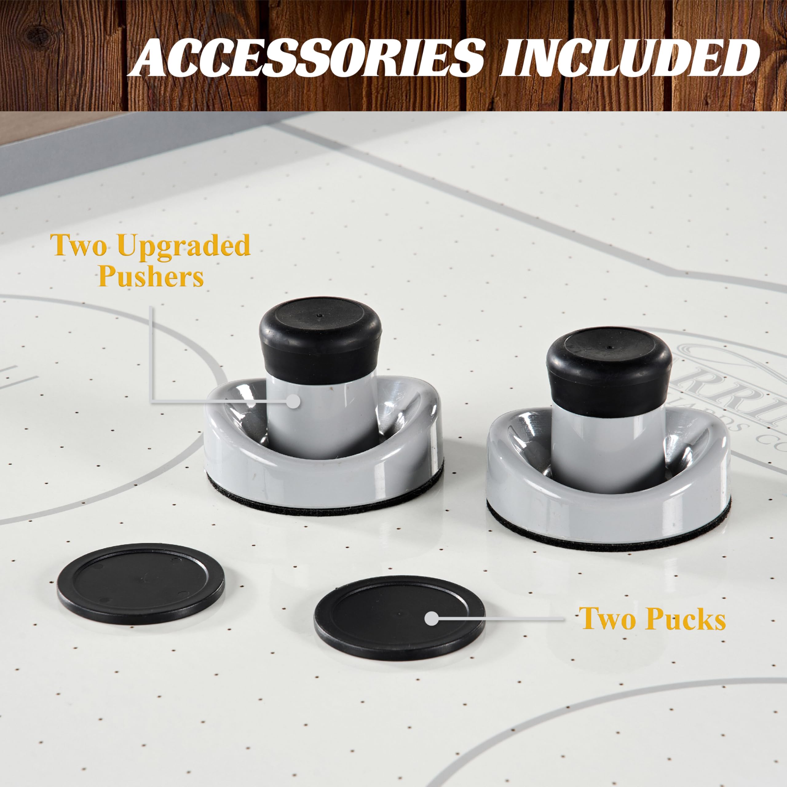Barrington Billiards Air Hockey Table with Accessories, Perfect for Family Game Rooms | with Accessories