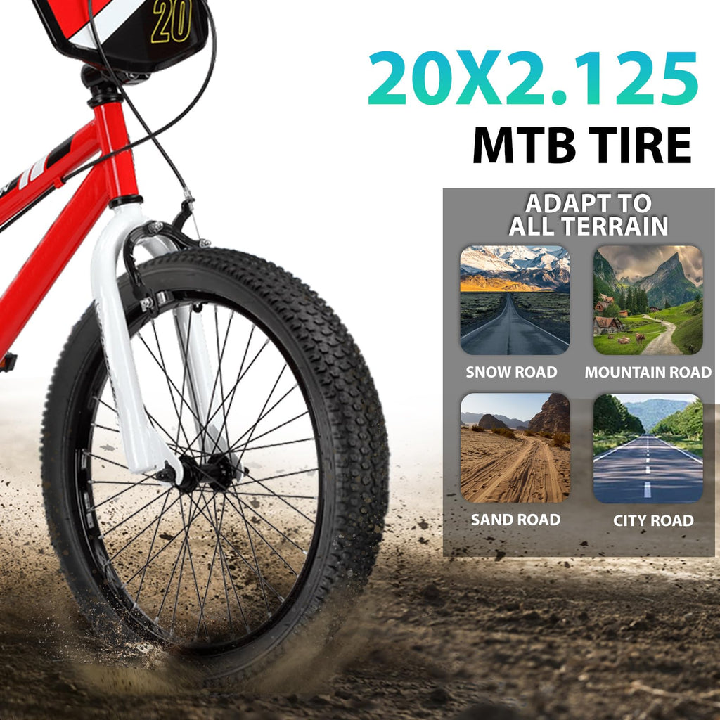 Hycline 2-Pack Mountain Bike Tires Set: 20/24/26/27.5-inch Folding Replacement High-Performance Wear-Resistant Bicycle Tires and Pair Inner Tubes with Tire Levers for MTB Off-Road Bike