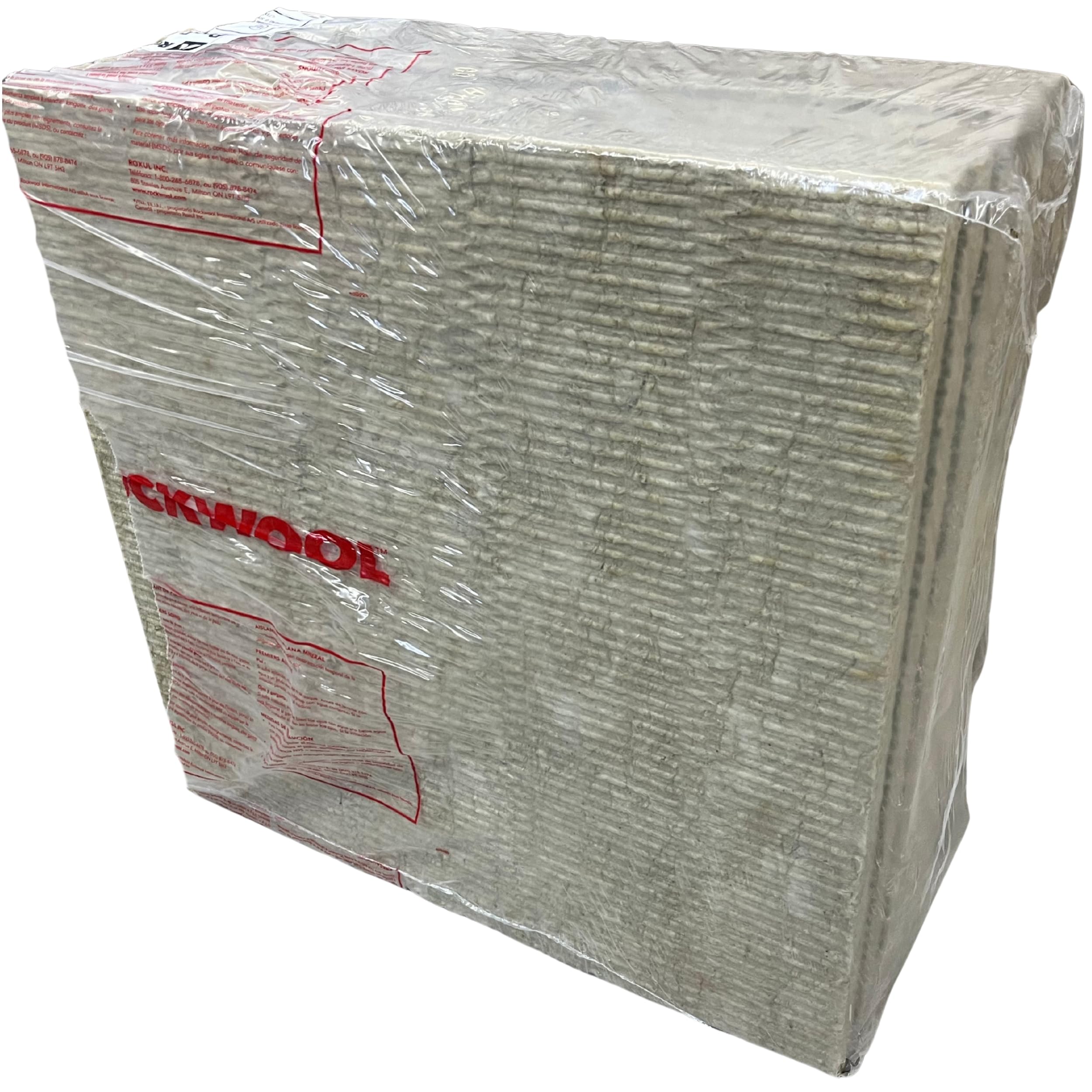 10 pk 24" x 48" x 1" Rockwool ProRox Mineral Wool, Replaces Owens Corning Thermafiber, BMW142-10PK