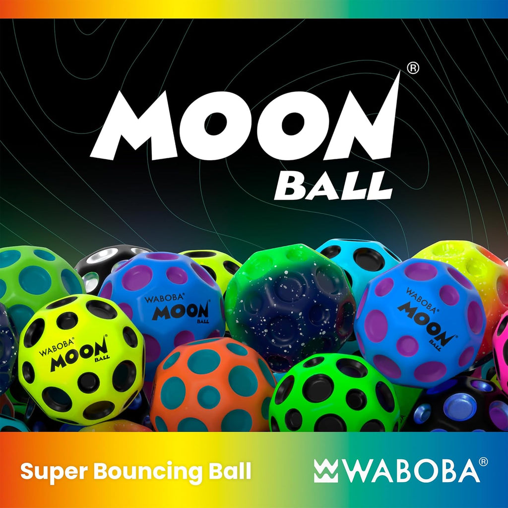 Waboba Moon Ball Gradient Hyper Bouncy Ball - All Ages Extreme Bounce and Fun - Super High Bouncing Ball Perfect for Active Play and Outdoor Games - Undersea