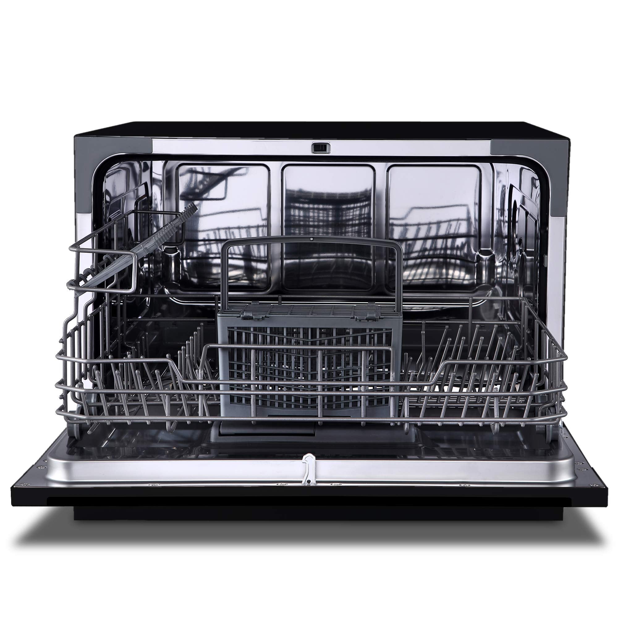 Farberware Compact 6-Place Setting Dishwasher - Portable Mini Countertop Dishwasher with 7 Wash Programs - Perfect for Small Spaces Like Apartment, Dorm, Boat, Camper/RV