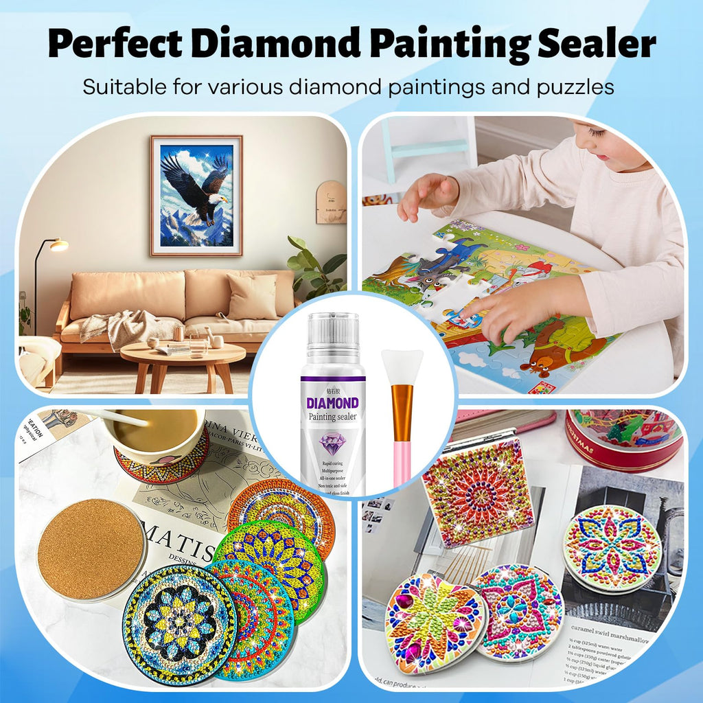 Yunnuo Diamond Art Kit, Tropical Beach Sunset with Palm Trees, DIY Round Gem Art Canvas, Crafts for Adults and Beginners, 12x16 in, Landscape Painting