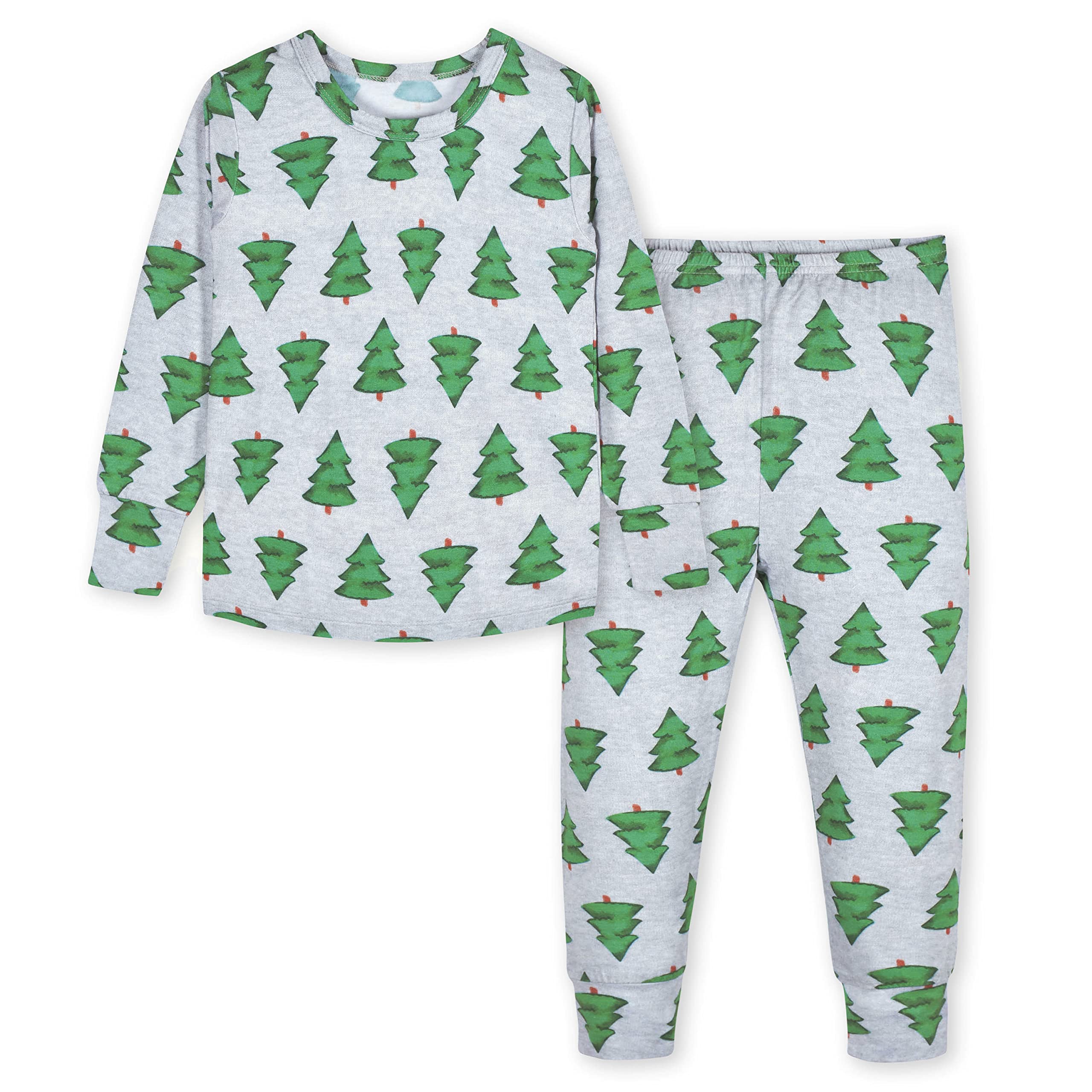 Gerber Unisex Baby Toddler Buttery Soft 2-Piece Snug Fit Pajamas with Viscose Made from Eucalyptus
