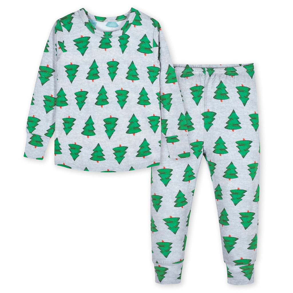Gerber Unisex Baby Toddler Buttery Soft 2-Piece Snug Fit Pajamas with Viscose Made from Eucalyptus