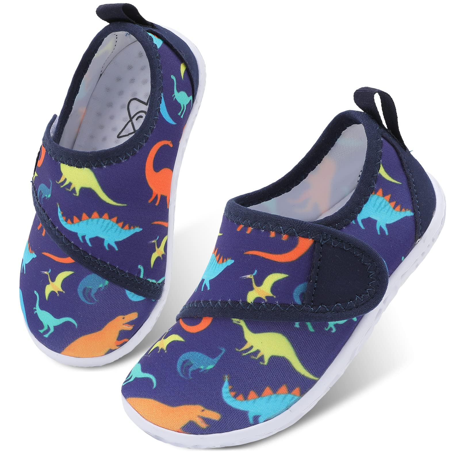 LeIsfIt Toddler Water Shoes Boys Girls Barefoot Aqua Socks Kids Breathable Quick-Dry Swim Shoes for Beach Pool Surf
