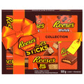 Reese's Lovers Gift Box, Assorted Chocolate Peanut Butter Bars, 535g (8 Assorted Bars) – Perfect for Gifting & Sharing with Chocolate Lovers, Celebrate your Peanut Buttery Faves