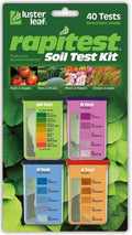 Rapitest Soil Test Kit for Gardens, Vegetables, Flowers and Lawns. USA designed and assembled soil tester completely, quickly and accurately measures/analyzes soil pH acidity and garden nutrients